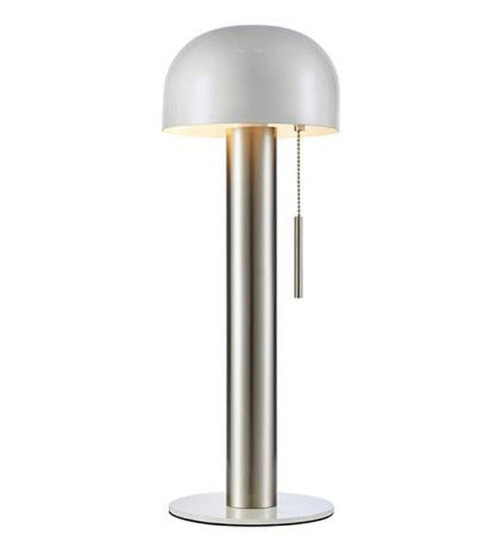 Costa bordlampe 46 cm - Hvit/Nikkelfarget - Hvit / Nikkel-Bordlamper-Marksløjd-Hvit / Nikkel-Mrk-108577-Lightup.no