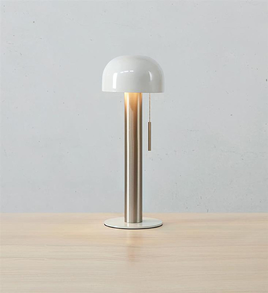 Costa bordlampe 46 cm - Hvit/Nikkelfarget - Hvit / Nikkel-Bordlamper-Marksløjd-Hvit / Nikkel-Mrk-108577-Lightup.no