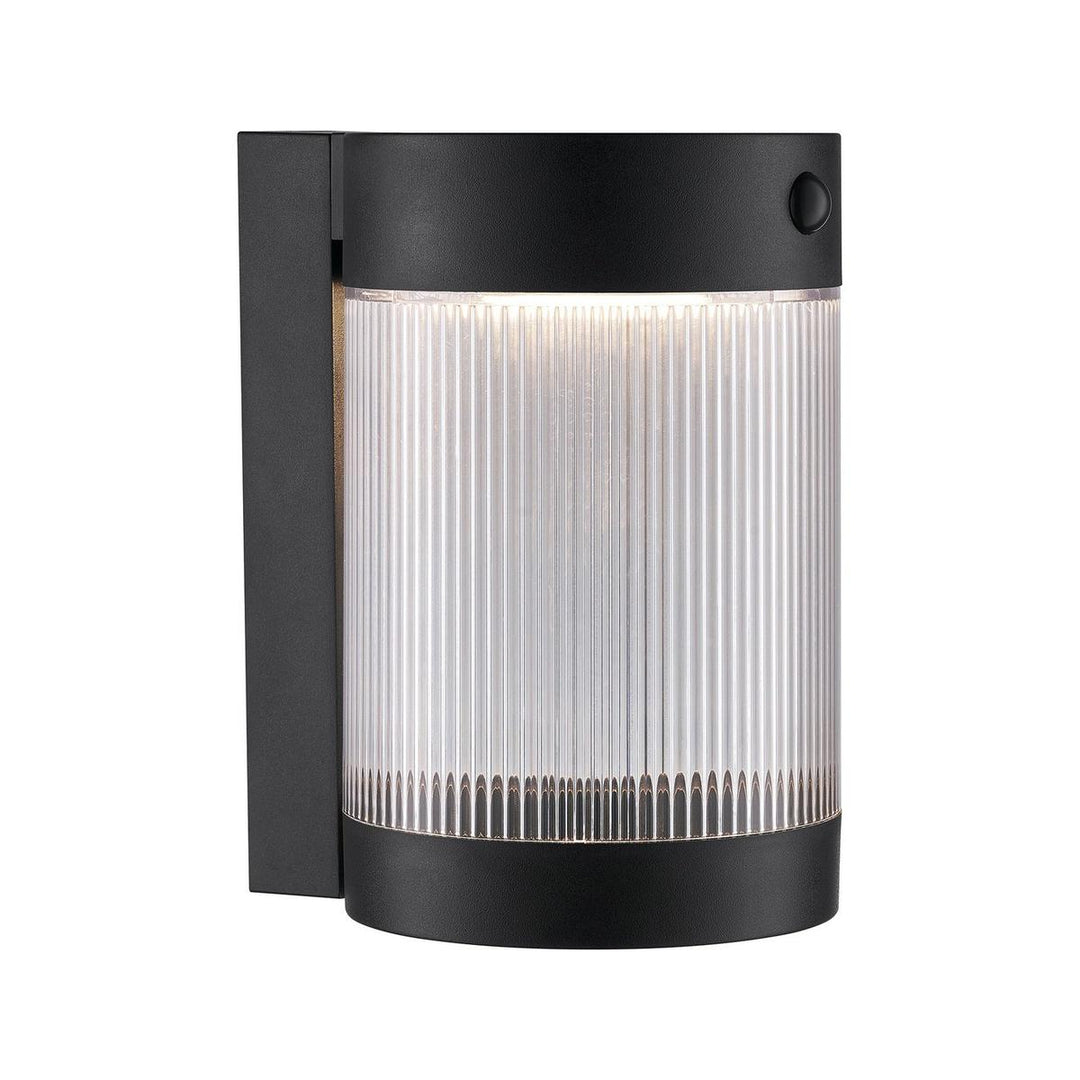 Coupar solar vegglampe utendørs 3,2W 3000 Kelvin - Solcelle-Utebelysning vegg klassisk-Nordlux-Svart-2518201003-Lightup.no