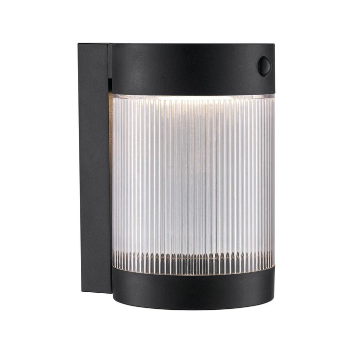 Coupar solar vegglampe utendørs 3,2W 3000 Kelvin - Solcelle-Utebelysning vegg klassisk-Nordlux-Svart-2518201003-Lightup.no