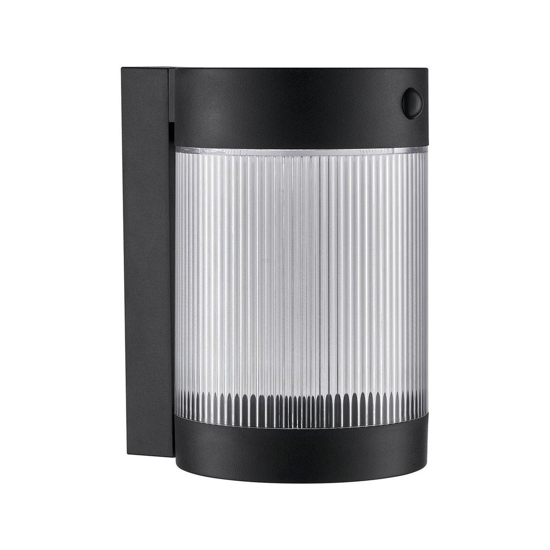 Coupar solar vegglampe utendørs 3,2W 3000 Kelvin - Solcelle-Utebelysning vegg klassisk-Nordlux-Svart-2518201003-Lightup.no