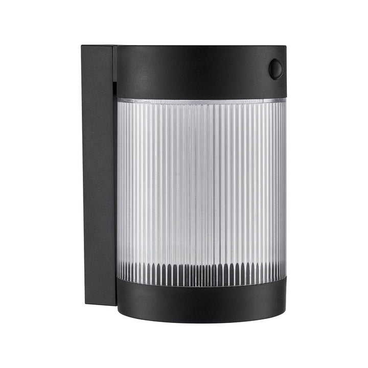 Coupar solar vegglampe utendørs 3,2W 3000 Kelvin - Solcelle-Utebelysning vegg klassisk-Nordlux-Svart-2518201003-Lightup.no