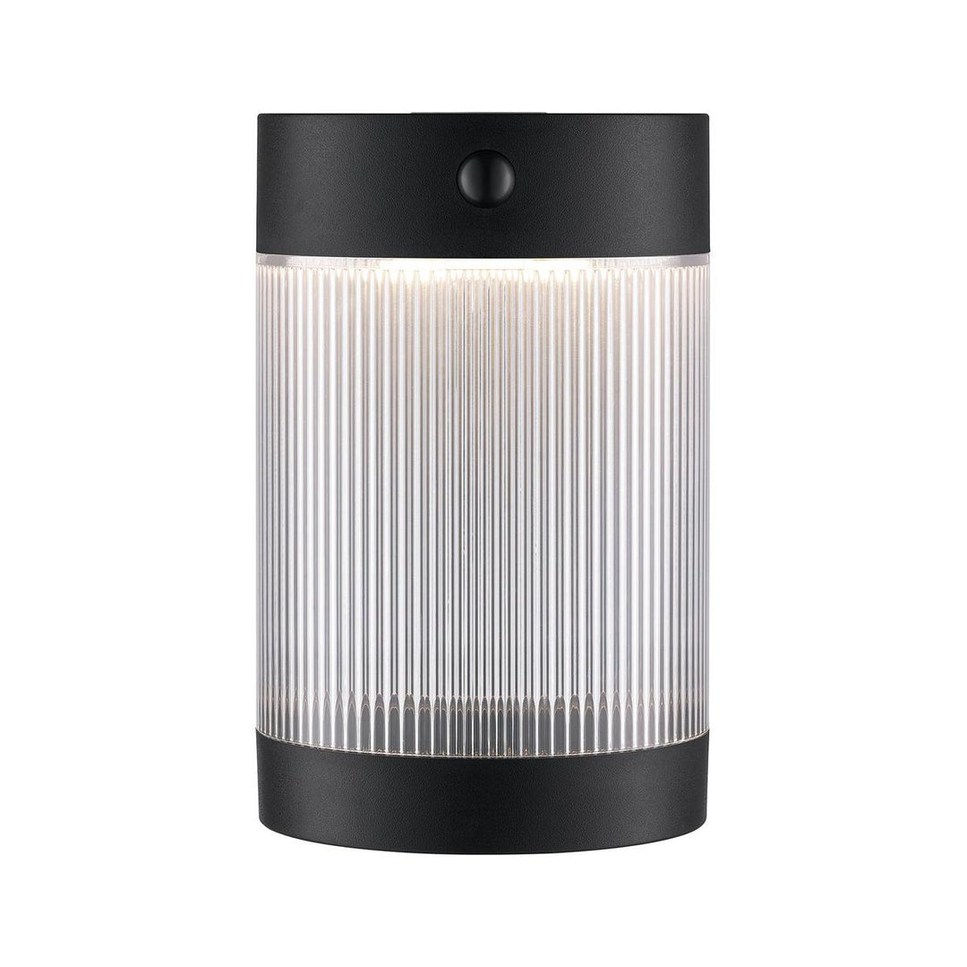 Coupar solar vegglampe utendørs 3,2W 3000 Kelvin - Solcelle-Utebelysning vegg klassisk-Nordlux-Svart-2518201003-Lightup.no