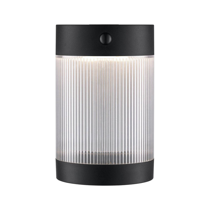Coupar solar vegglampe utendørs 3,2W 3000 Kelvin - Solcelle-Utebelysning vegg klassisk-Nordlux-Svart-2518201003-Lightup.no