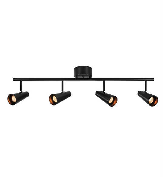 Crest 4 spotskinne Svart - Svart-Taklamper-Marksløjd-Svart-Mrk-108202-Lightup.no