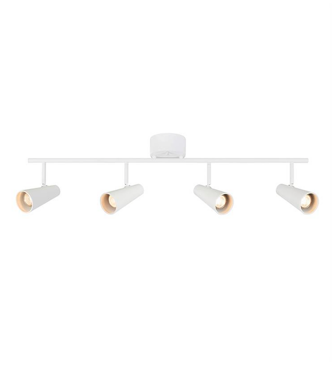 Crest 4 spotskinne hvit - Hvit-Taklamper-Marksløjd-Hvit-Mrk-108201-Lightup.no