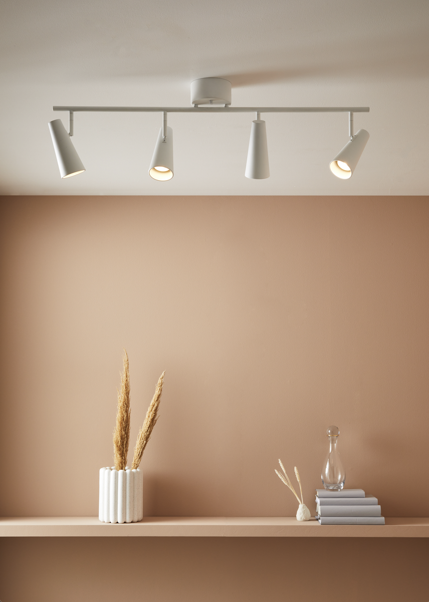 Crest 4 spotskinne hvit - Hvit-Taklamper-Marksløjd-Hvit-Mrk-108201-Lightup.no