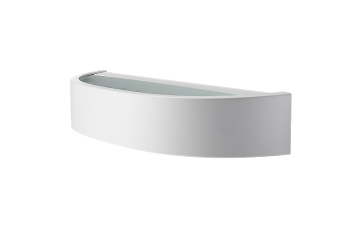 Curve vegglampe opp/ned 10W 2700K dimbar IP65-Utebelysning vegg opp og ned-Sg Armaturen As-Hvit-3100120-Lightup.no