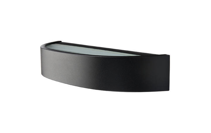Curve vegglampe opp/ned 10W 2700K dimbar IP65-Utebelysning vegg opp og ned-Sg Armaturen As-Svart-3100121-Lightup.no
