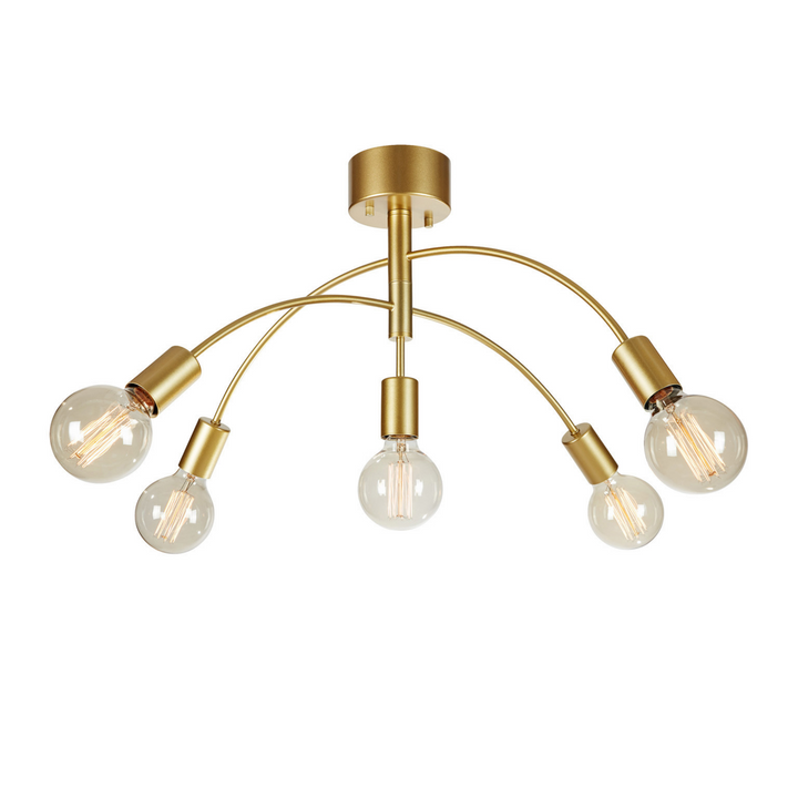 Cygnus taklampe 5L - Gullfarget - Gull-Taklamper-Marksløjd-Gull-Mrk-108285-Lightup.no