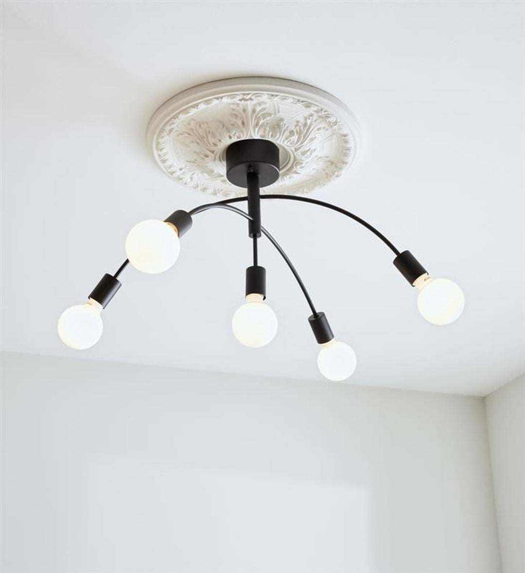 Cygnus taklampe 5L - Svart - Svart-Taklamper-Marksløjd-Svart-Mrk-108284-Lightup.no