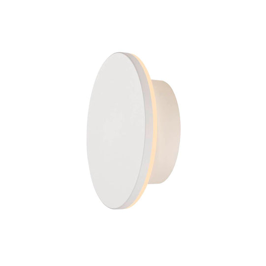 D-ring 16 cm vegglampe utendørs 7,5W 2700/3000 kelvin IP65 - dimbar-Utebelysning vegg veggskjold-Slv-Hvit-SLV-1007912-Lightup.no