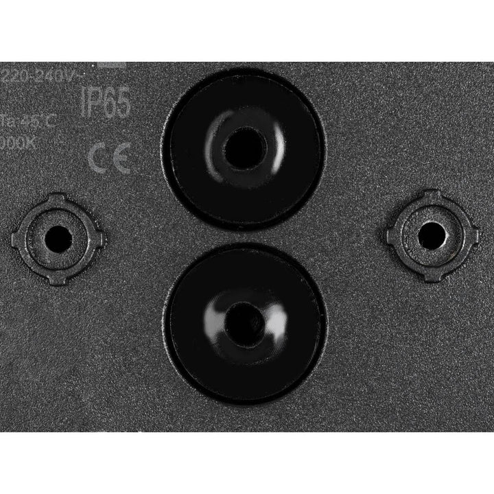 D-ring 25 cm vegglampe utendørs 15W 2700/3000 kelvin IP65 - dimbar-Utebelysning vegg veggskjold-Slv-Svart-slv-1007913-Lightup.no