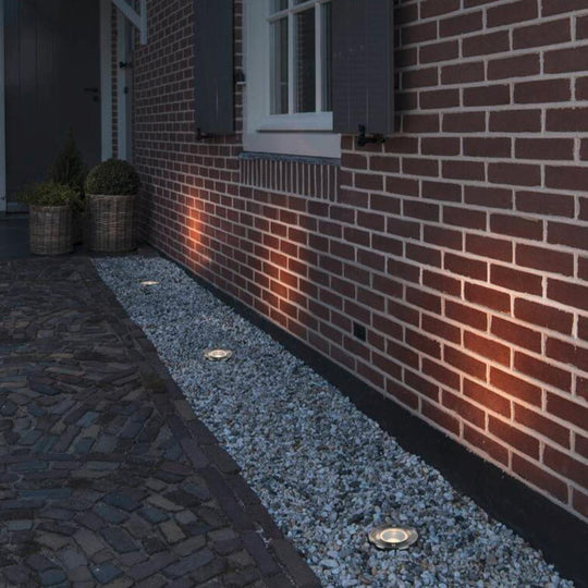 Dasar 115 rund nedfellbar uplight GU10 IP67-Utebelysning uplight-Slv-Rustfritt stål-slv-229320-Lightup.no