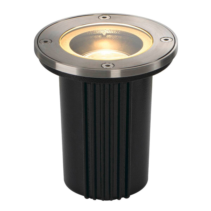Dasar 116 rund nedfellbar uplight GU10 IP67-Utebelysning uplight-Slv-Rustfritt stål-slv-228430-Lightup.no