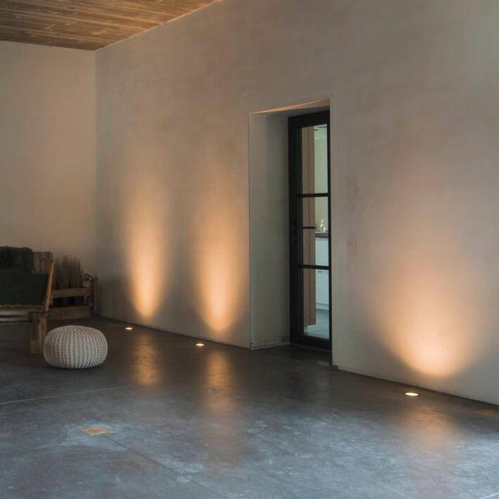 Dasar 116 rund nedfellbar uplight GU10 IP67-Utebelysning uplight-Slv-Rustfritt stål-slv-228430-Lightup.no