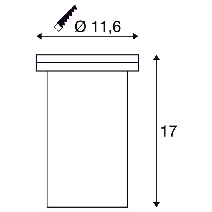Dasar 116 rund nedfellbar uplight GU10 IP67-Utebelysning uplight-Slv-Rustfritt stål-slv-228430-Lightup.no