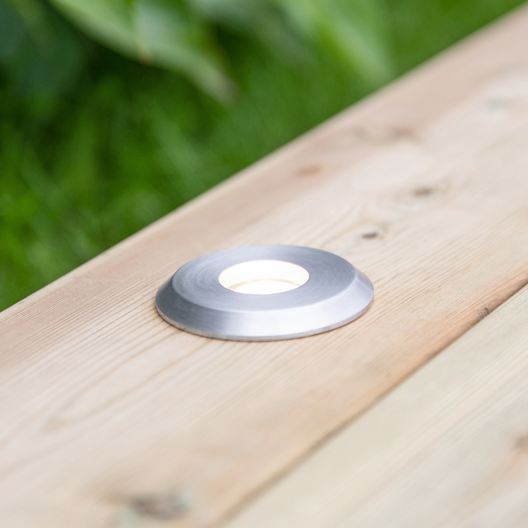 Decklight 0,8W aluminium - Garden 24 - Aluminium-Utebelysning Garden 24-Marksløjd-Aluminium-Mrk-107716-Lightup.no