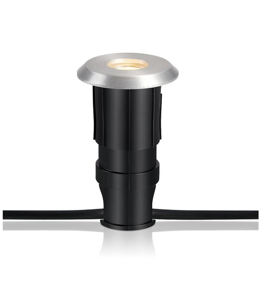 Decklight 0,8W aluminium - Garden 24 - Aluminium-Utebelysning Garden 24-Marksløjd-Aluminium-Mrk-107716-Lightup.no