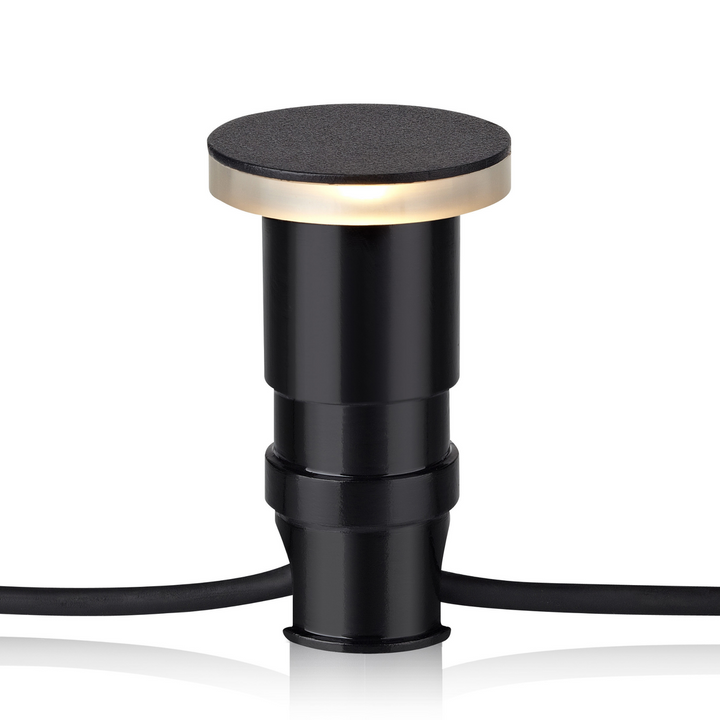 Decklight 3w 60mm - Garden 24 - Svart-Utebelysning Garden 24-Marksløjd-Svart-Mrk-106935-Lightup.no