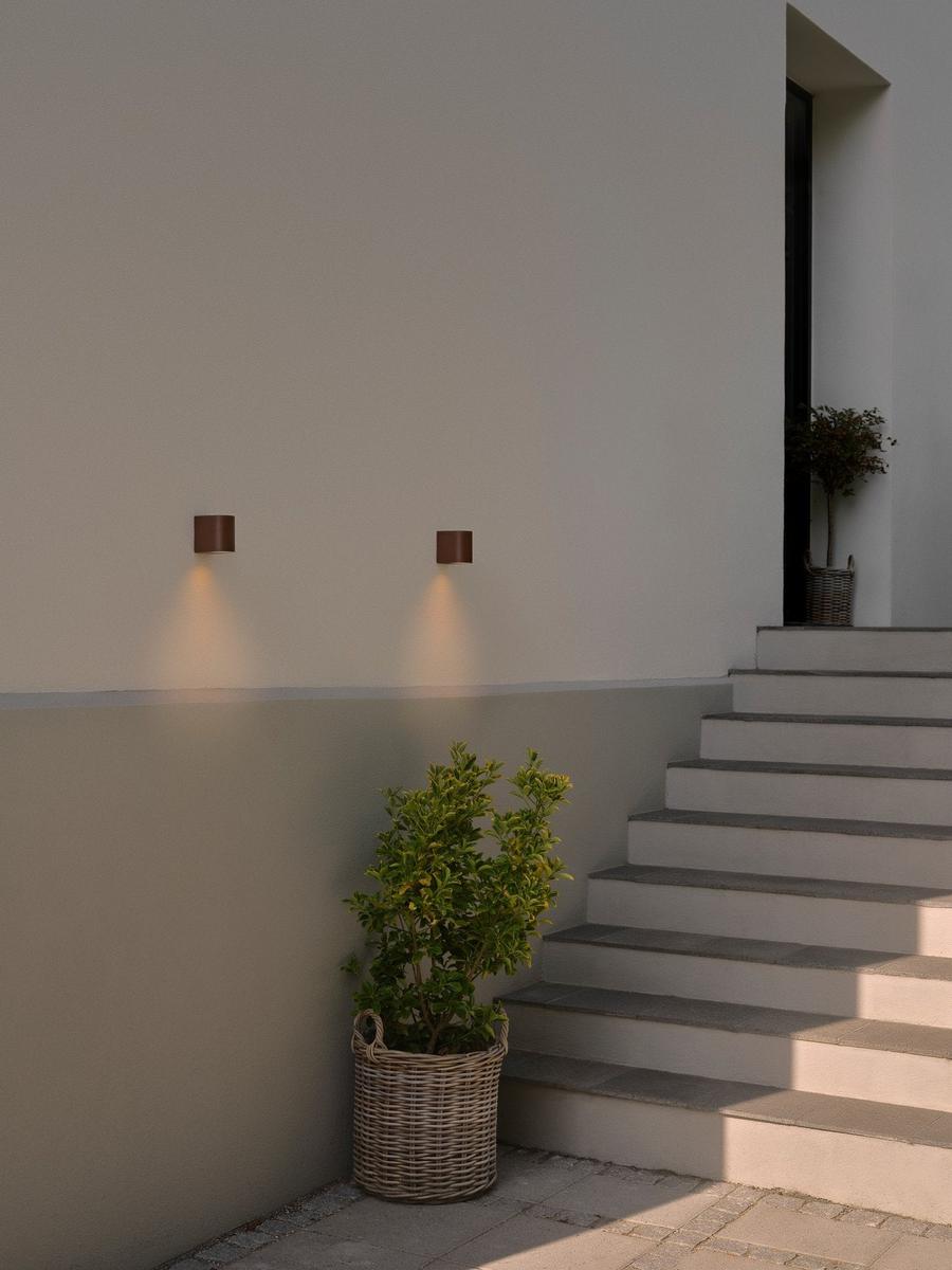 Dion vegglampe utendørs ned IP44-Utebelysning vegg opp og ned-Nordlux-Svart-2518001003-Lightup.no