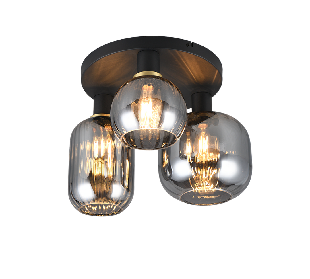 Diva taklampe 3-lys-Taklamper-Trio Lighting-Svart-trl__619800332-Lightup.no