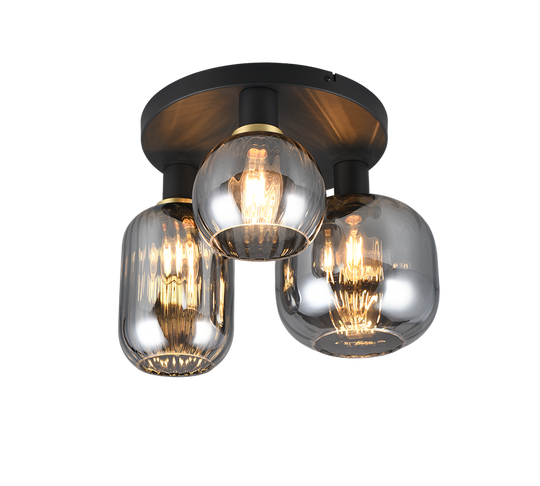 Diva taklampe 3-lys-Taklamper-Trio Lighting-Svart-trl__619800332-Lightup.no