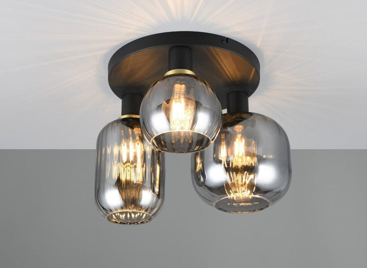 Diva taklampe 3-lys-Taklamper-Trio Lighting-Svart-trl__619800332-Lightup.no