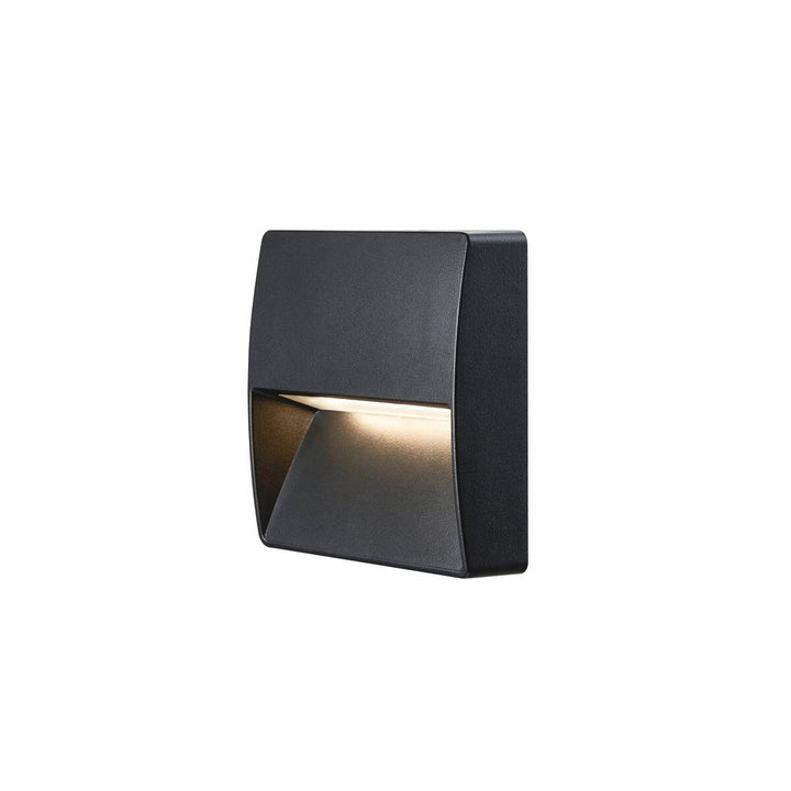 Downunder square vegglampe utendørs 4,3W 3000/4000 Kelvin IP65-Utebelysning vegg opp og ned-Slv-Antrasitt-slv-1002869-Lightup.no
