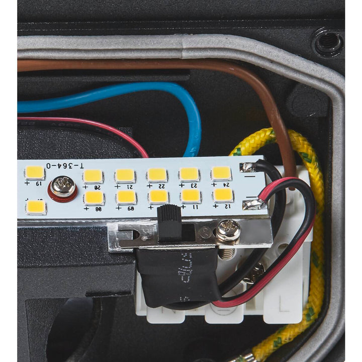 Downunder square vegglampe utendørs 4,3W 3000/4000 Kelvin IP65-Utebelysning vegg opp og ned-Slv-Antrasitt-slv-1002869-Lightup.no