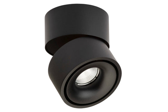 Easy W100 takspot 1 lys 10W Dim to warm Dimbar-Taklamper-Antidark-Svart-2-215-25-2-Lightup.no