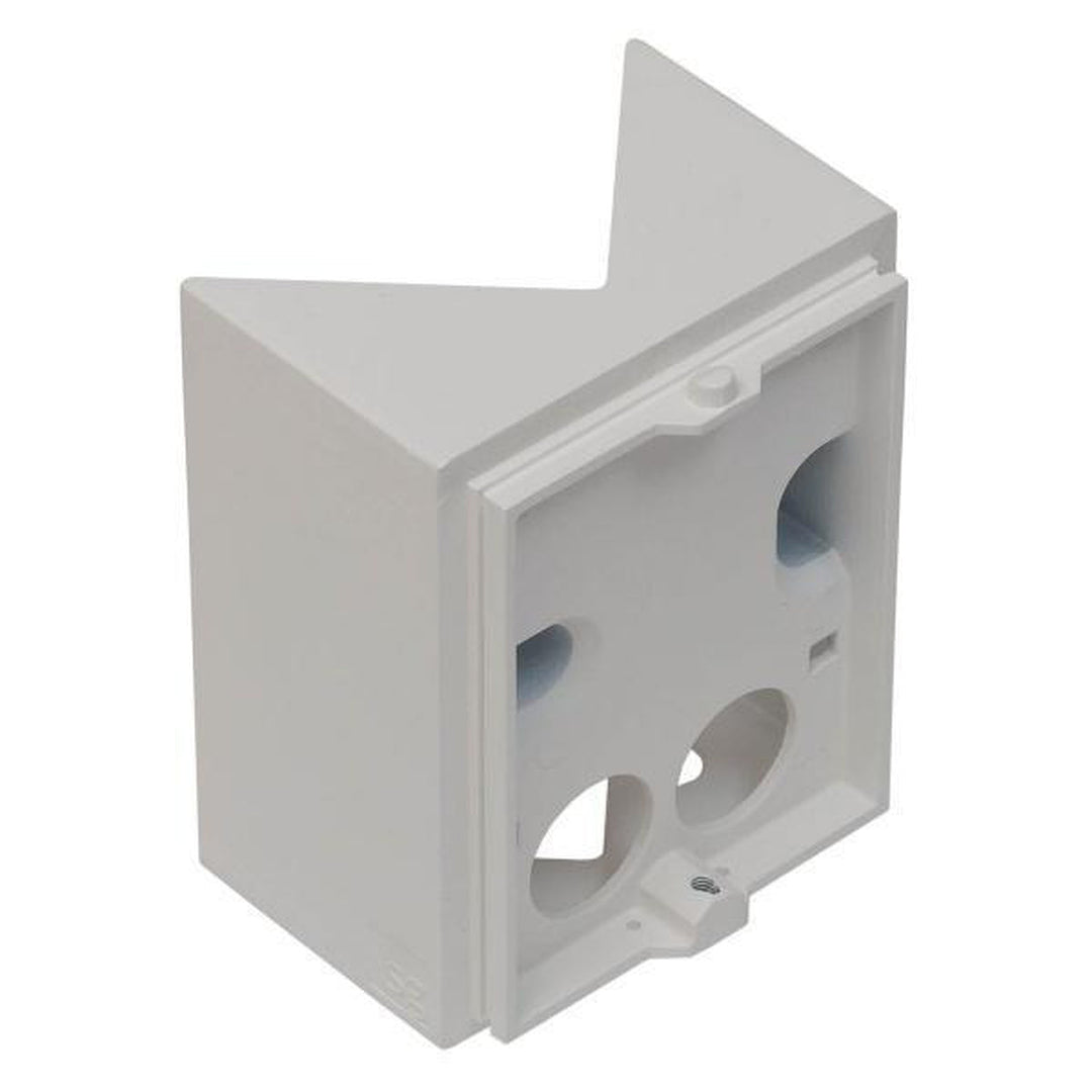 Echo hjørnebeslag-Utebelysning vegg opp og ned-Sg Armaturen As-Hvit-3101409-Lightup.no