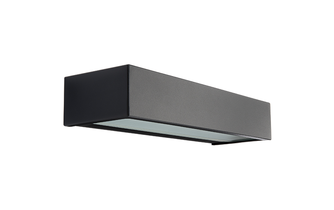 Edge direct vegglampe ned 7W 2700 Kelvin dimbar IP65 - Svart-Utebelysning vegg opp og ned-Sg Armaturen As-Svart-3100991-Lightup.no