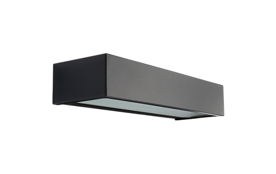 Edge direct vegglampe ned 7W 2700 Kelvin dimbar IP65 - Svart-Utebelysning vegg opp og ned-Sg Armaturen As-Svart-3100991-Lightup.no