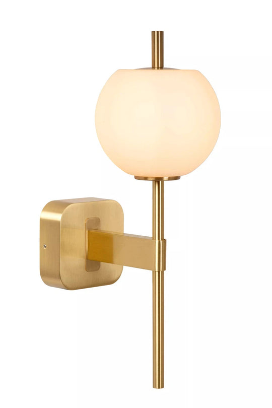 Elda vegglampe for baderom IP44-Baderomsbelysning vegglamper-Lucide-Messingfarget-LC04215/01/02-Lightup.no