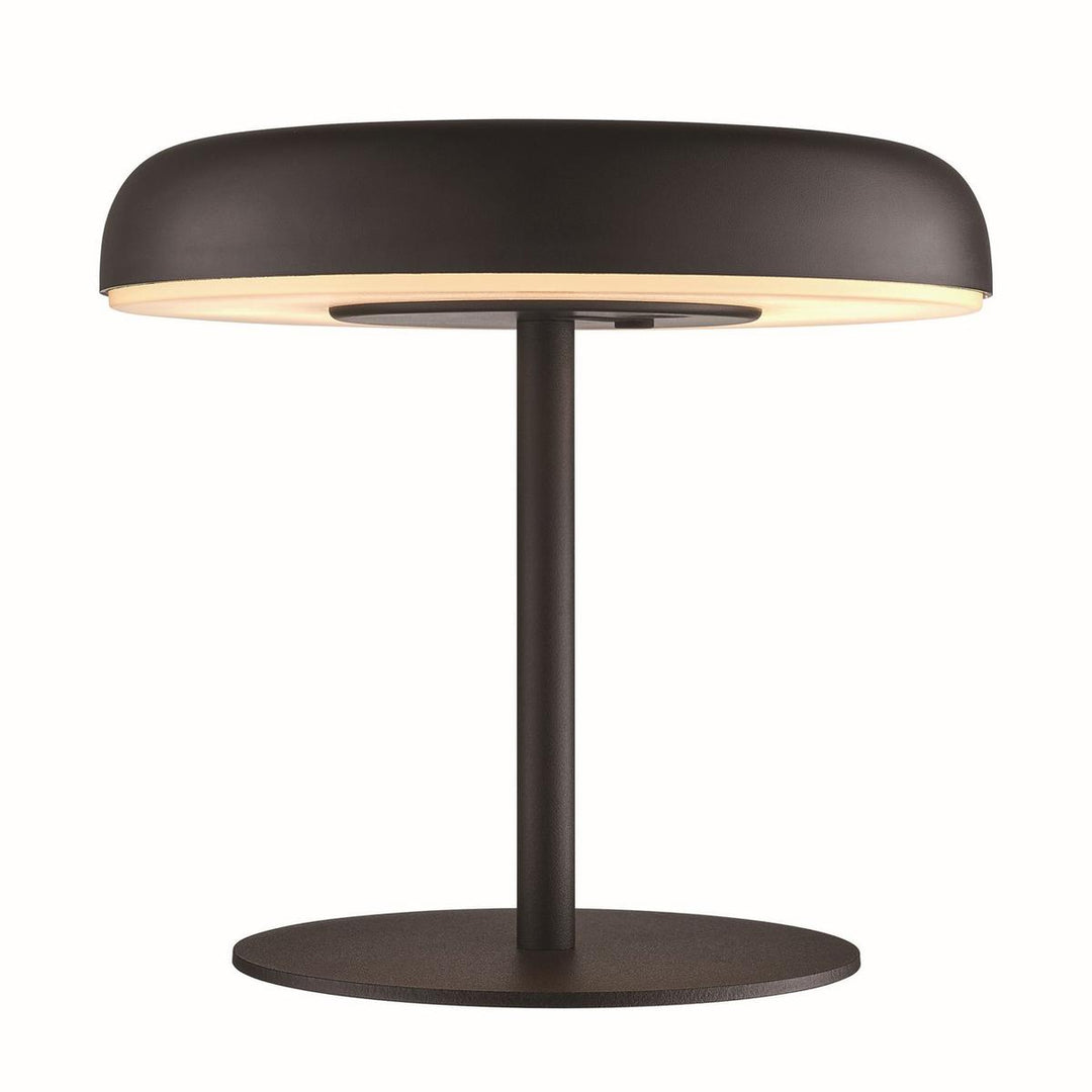 Elmer solar bordlampe utendørs 2W 3000 Kelvin IP44 - Solcelle-Bordlamper-Nordlux-Svart-2518305003-Lightup.no