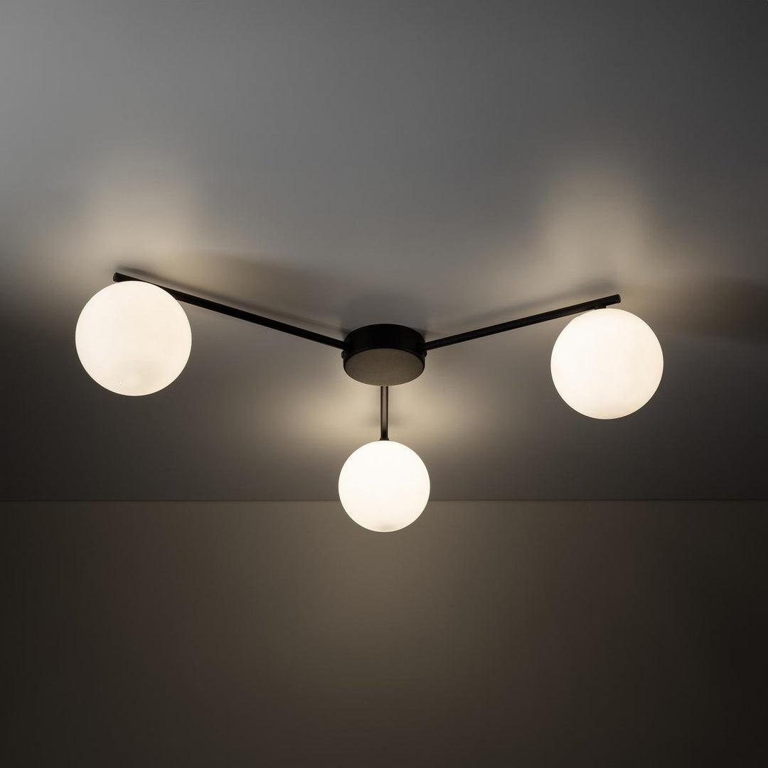 Elton taklampe 3-lys-Taklamper-TK Lighting-Svart-TK-10261-Lightup.no