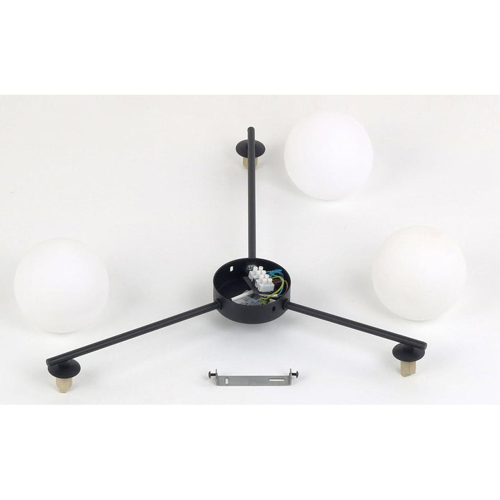 Elton taklampe 3-lys-Taklamper-TK Lighting-Svart-TK-10261-Lightup.no