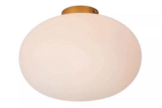 Elysee taklampe 38 cm - Opal/Gullfarget-Taklamper-Lucide-Messing / Opal-LC21130/38/61-Lightup.no