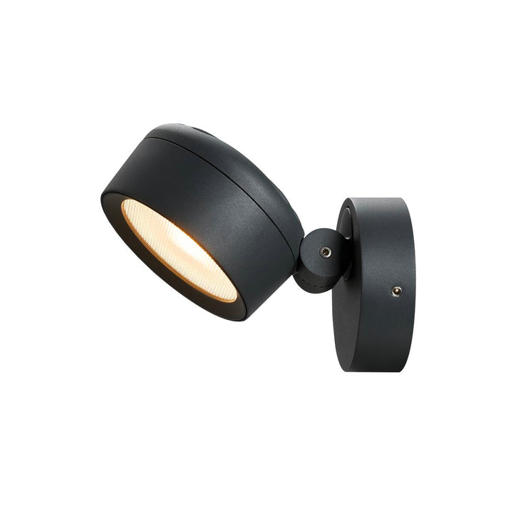 Eskina vegglampe utendørs 14,5W 3000/4000 Kelvin IP65 - dimbar-Utebelysning vegg opp og ned-Slv-Antrasitt-slv-1002903-Lightup.no