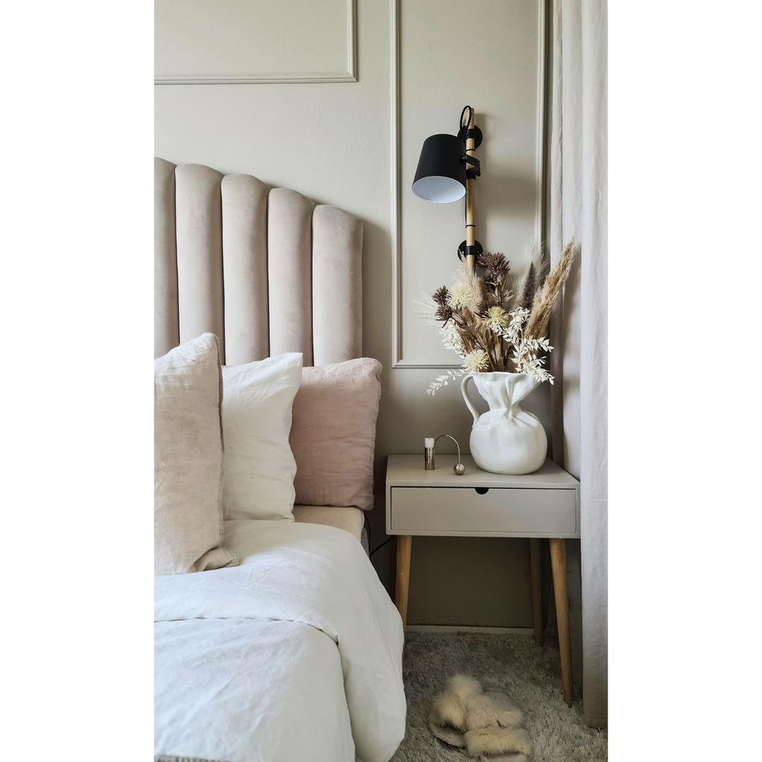 Espresso vegglampe - Svart/tre-Vegglamper-Aneta Lighting-Svart-10953-15-Lightup.no