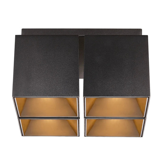 Ethan 4-Spot-Taklamper-Nordlux-Matt Svart-2110430103-Lightup.no