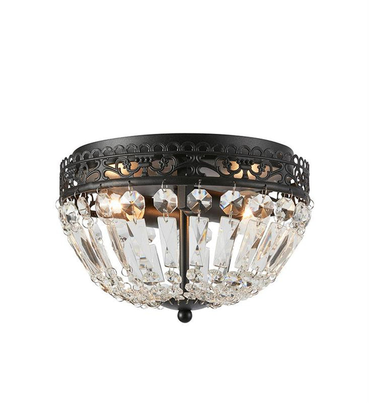 Etienne taklampe 25 cm - Svart/Klar - Svart / Krystall-Taklamper-Marksløjd-Svart / Krystall-Mrk-108598-Lightup.no