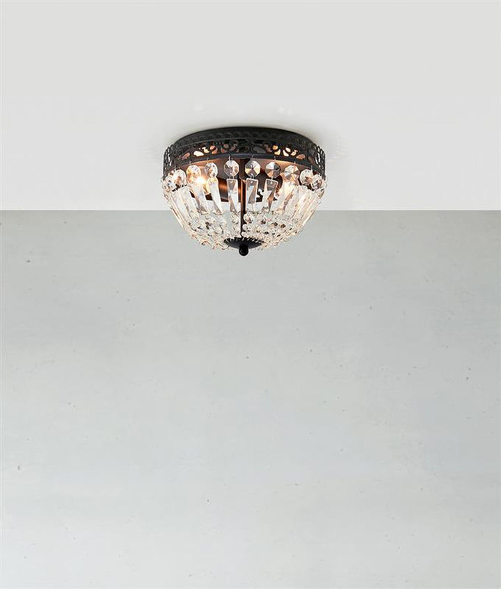 Etienne taklampe 25 cm - Svart/Klar - Svart / Krystall-Taklamper-Marksløjd-Svart / Krystall-Mrk-108598-Lightup.no