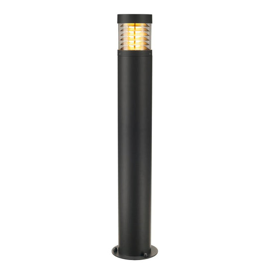 F-pol pullert 86 cm IP54-Utebelysning pullert-Slv-Antrasitt-slv-231595-Lightup.no
