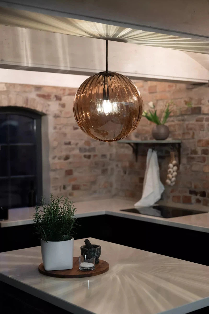 Fengari takpendel-Takpendler-Marksløjd-Røykfarget/svart-Mrk-108762-Lightup.no