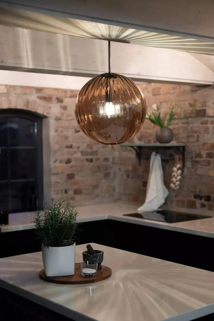 Fengari takpendel-Takpendler-Marksløjd-Røykfarget/svart-Mrk-108762-Lightup.no