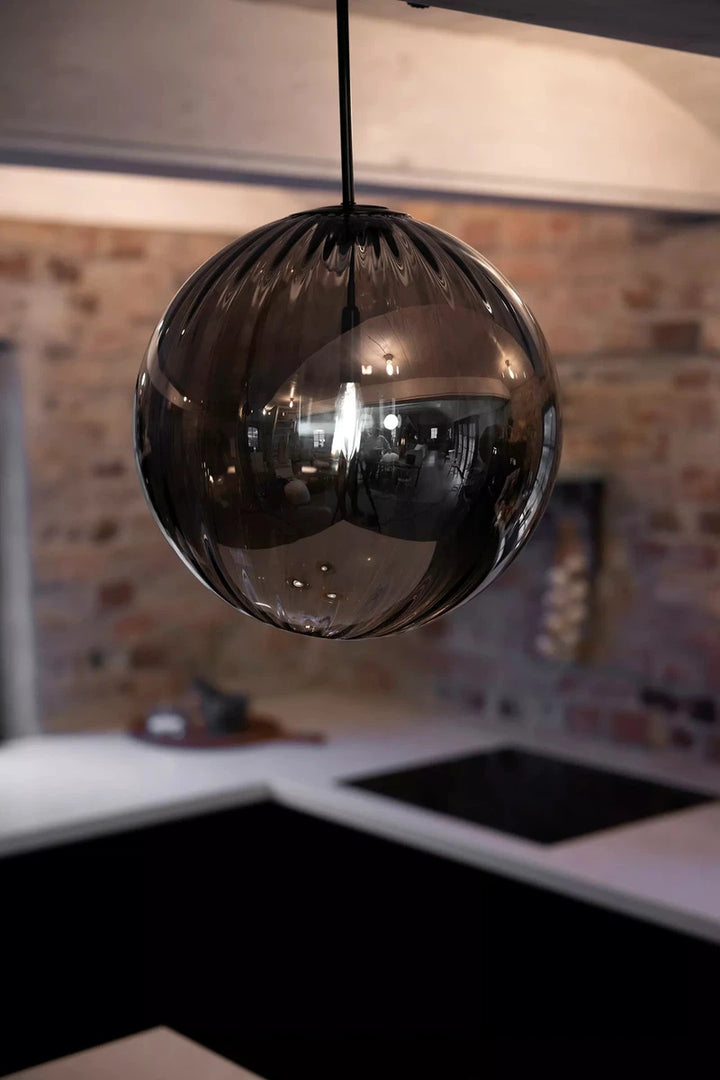 Fengari takpendel-Takpendler-Marksløjd-Røykfarget/svart-Mrk-108762-Lightup.no