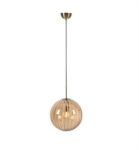 Fengari takpendel-Takpendler-Marksløjd-Amberfarget/antik messing-Mrk-108763-Lightup.no