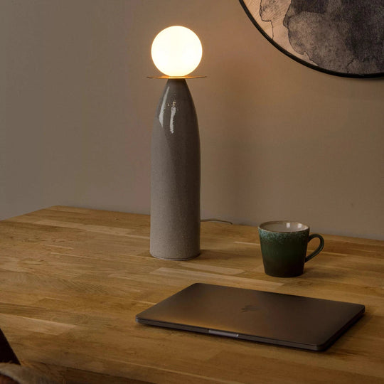 Figaro bordlampe 45 cm-Bordlamper-Lucide-Grå-LC13544/45/36-Lightup.no